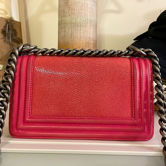 Chanel galuchat stingray mini boy bag - Picture 3 of 12